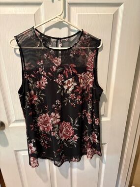 AB Studio XL  Sleeveless Blouse